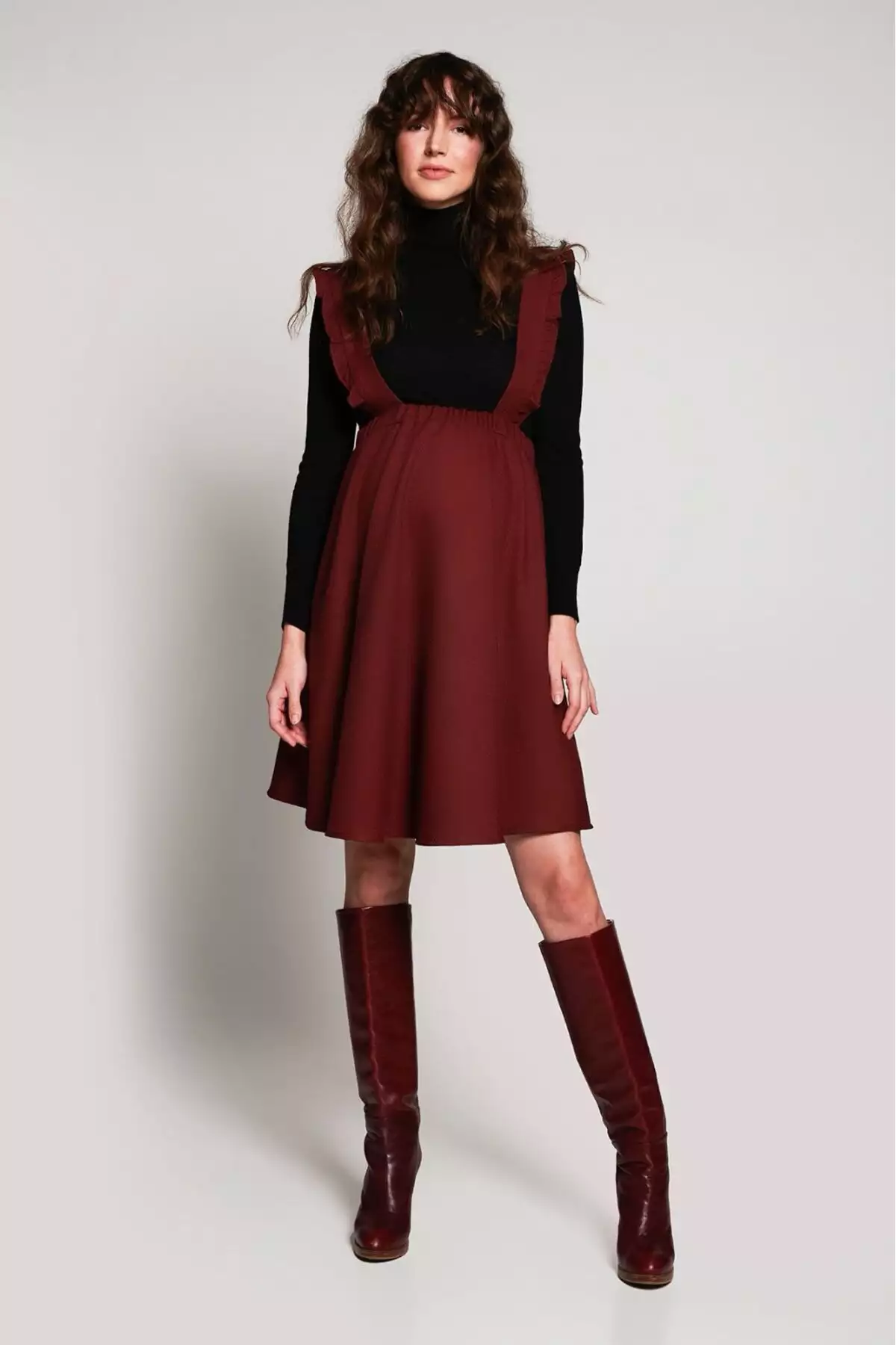 دامن بارداری سارلت بوردو برند Lyn Mama - 468395870