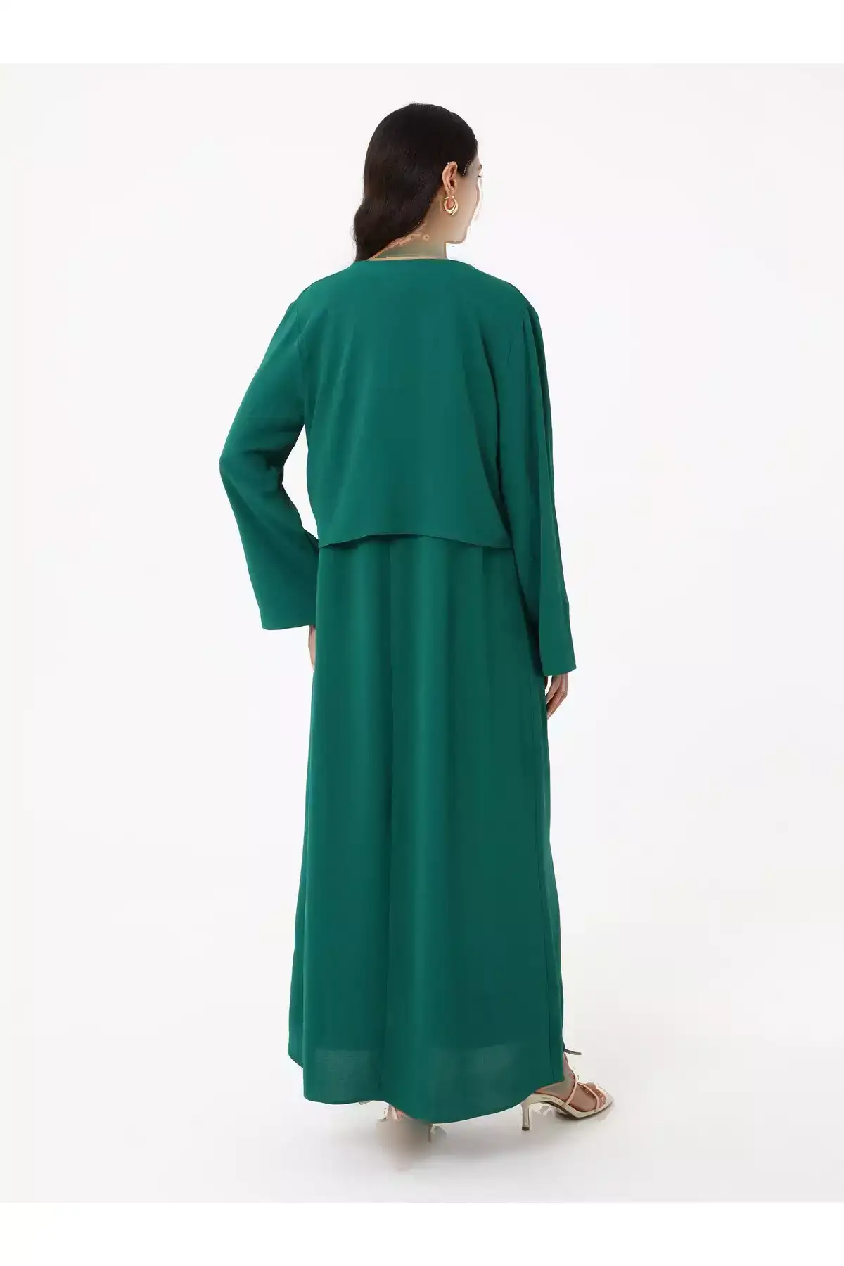 ست لباس و تونیک آروبان - سبز زمردی برند Refka - 970448542