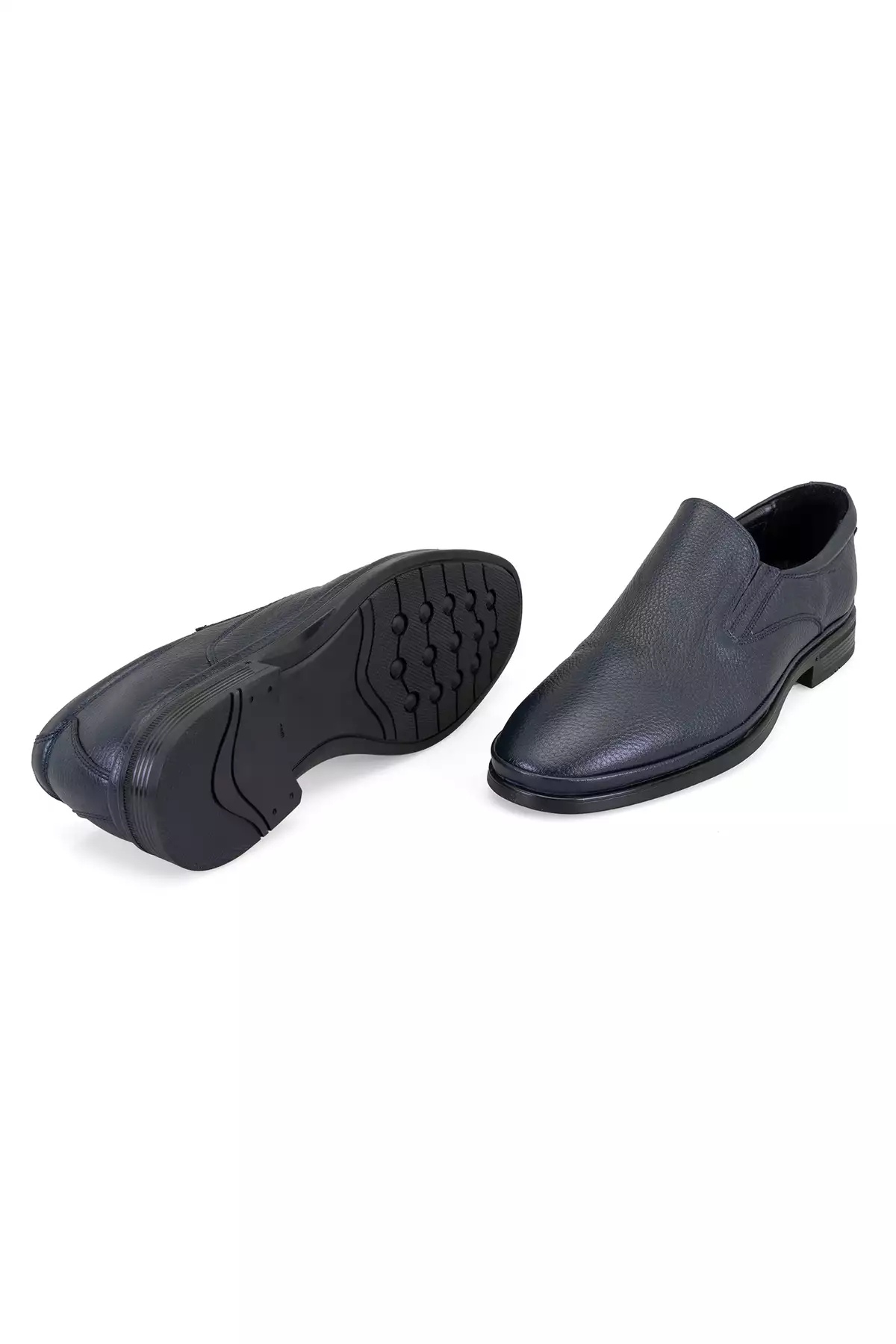 کفش روزمره چرمی مردانه اسکایلار رنگ آبی تیره برند Desa - 851669152