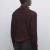 سویشرت یقه دیپ تراشیده برند Massimo Dutti - 970699355