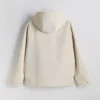 بارانی زنانه کلاهدار با ظاهر چرم Oversize برند LC Waikiki - 987519215