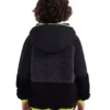 مونت بچگانه فلیس کامل شیروانی سیاه خارجی Sk232203 برند Skechers - 767773812