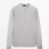 ژاکت یقه گرد از ترکیب پشم یخ زده برند Massimo Dutti - 966117438