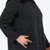 کاپشن مردانه کوتاه با یقه تای دار و آستین پفدار پاملا برند GLR&GYM - 869258335