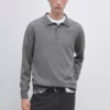 پالتو یقهدار با ترکیب پشم یکنواخت برند Massimo Dutti - 1019067984