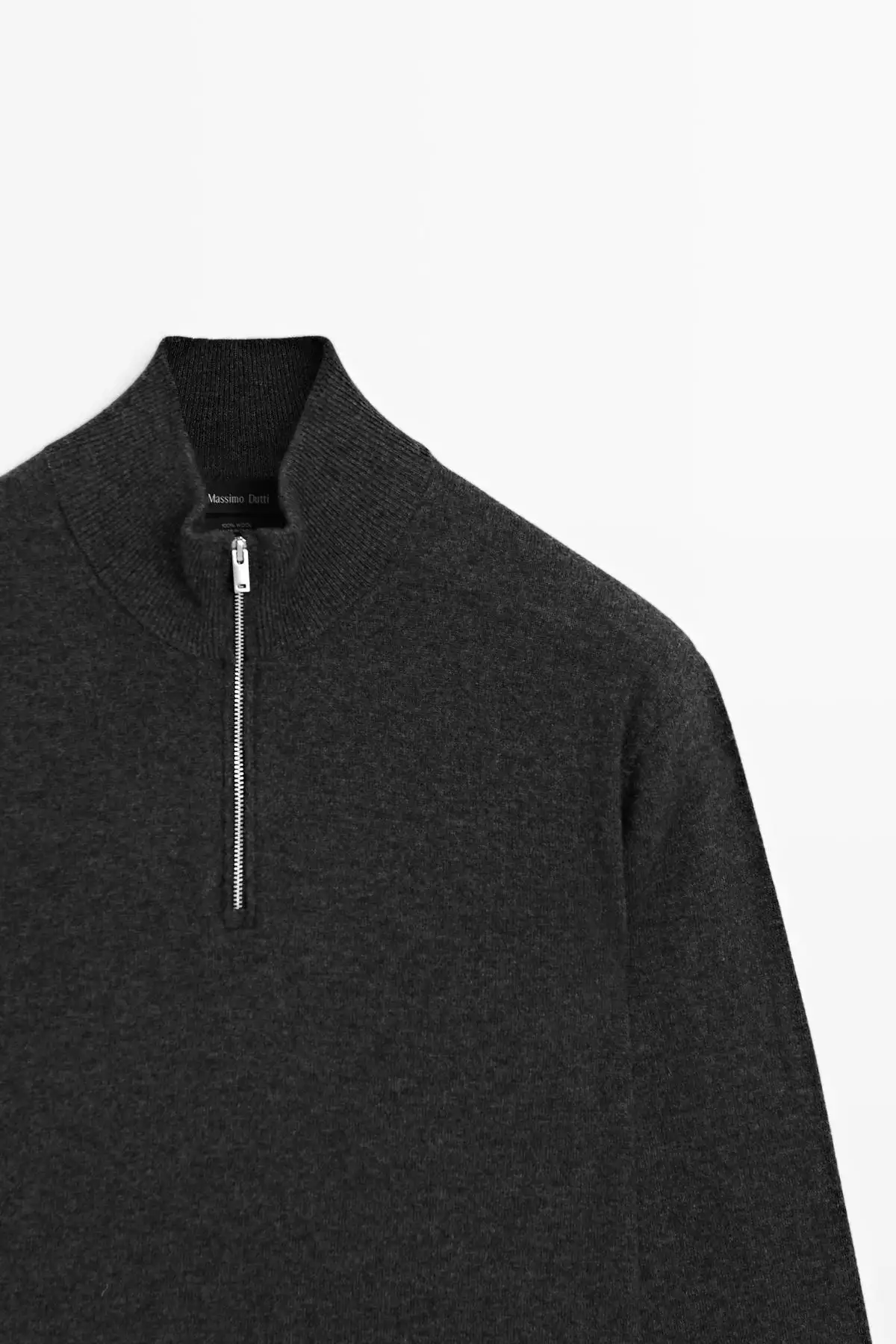 ژاکت با یقه ایستاده و زیپ دار برند Massimo Dutti - 991327850