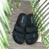 ترلیک روزمره زنانه اورتopedیک دو بند سیاه نوبوک مدل PC-7241 برند Pierre Cardin - 868587841