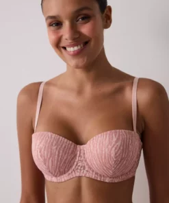 سوتین بدون بند با باله و Lace Bloom در رنگ گل خشک روشن برند Penti - 962158987