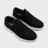 کفش روزمره مردانه با بافت کنواس شماره 204907 مشکی برند Skechers - 930524885