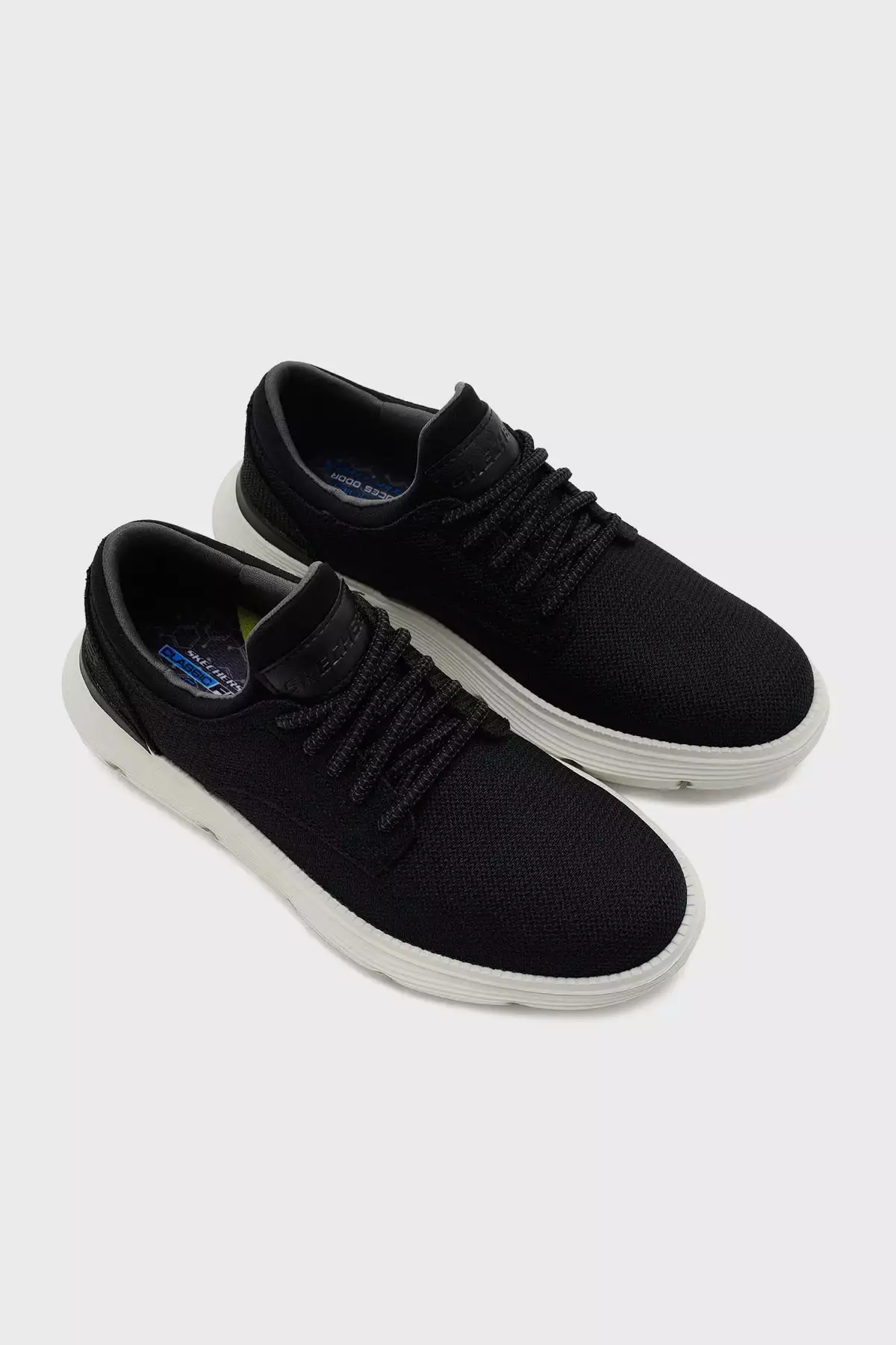 کفش روزمره مردانه با بافت کنواس شماره 204907 مشکی برند Skechers - 930524885