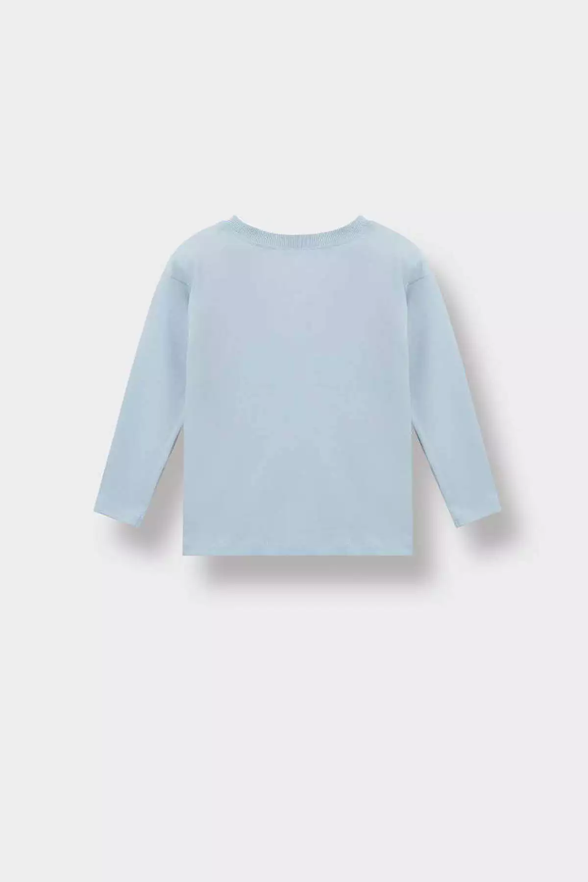 تیشرت آستینبلند ساده و basic یقه گرد برای پسر بچه E8354A525AU برند Defacto - 961083411