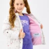 کاپشن پافر بزرگ دخترانه رنگ شیری برند Skechers - 981631862