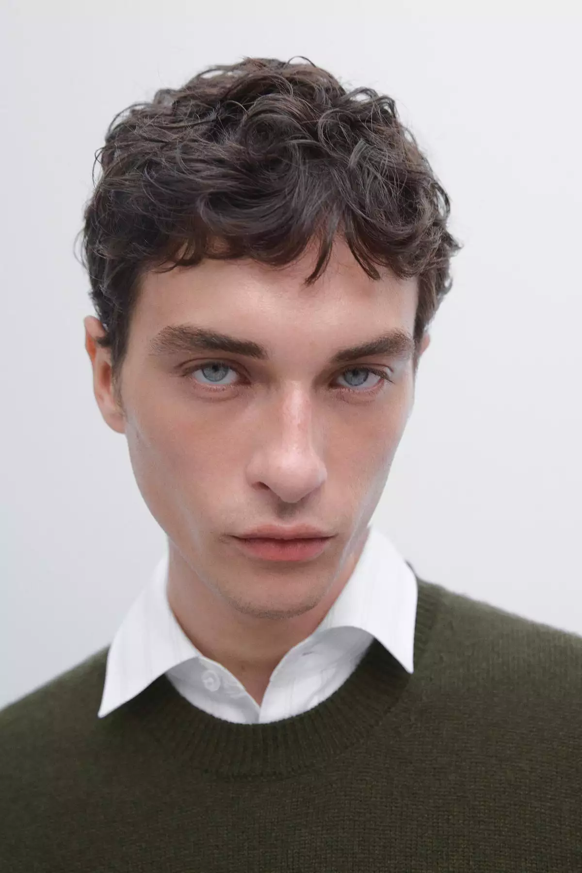 ژاکت بافتنی یقه دوچرخهای با ترکیب پشم یوزی برند Massimo Dutti - 1024807599