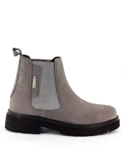 چکمه مردانه از چرم طبیعی رنگ خاکستری مدل 13623n برند Pierre Cardin - 350319218