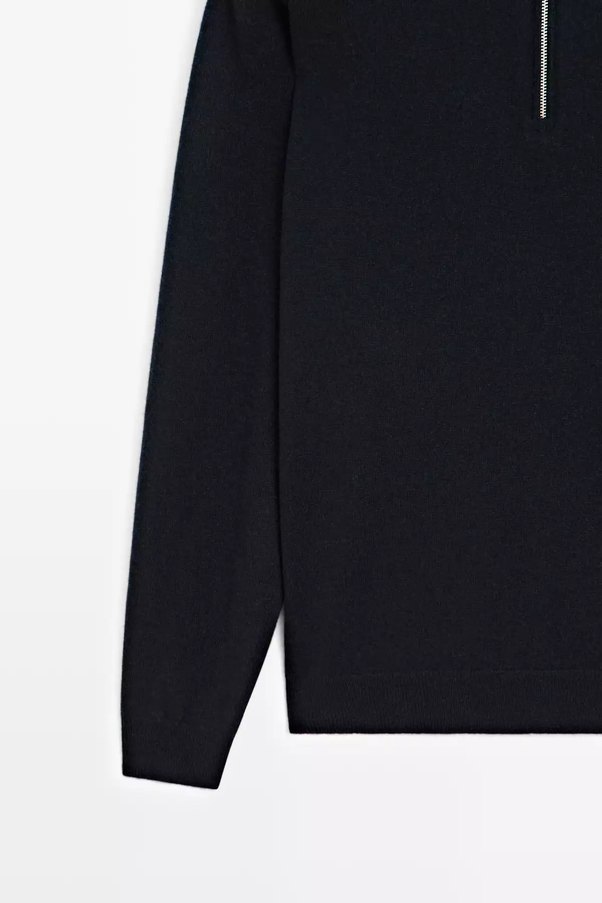 پلیور با یقه بلند و زیپدار برند Massimo Dutti - 991316059