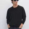ژاکت یقه دوچرخهای با ترکیب پشم یوازن برند Massimo Dutti - 1027672015