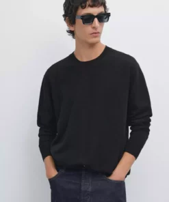 ژاکت یقه دوچرخهای با ترکیب پشم یوازن برند Massimo Dutti - 1027672015