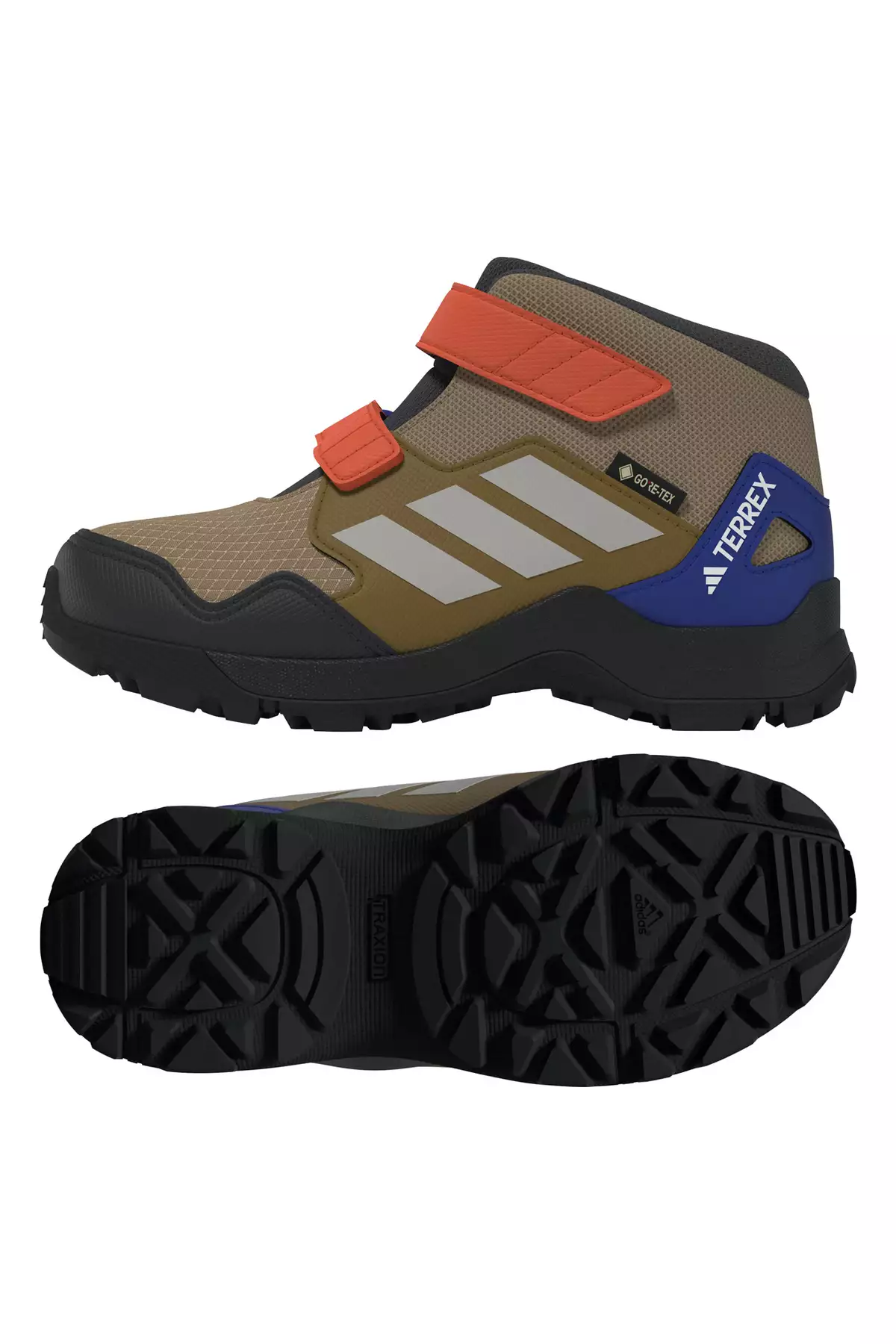 چکمههای بیرونی پسرانه رنگ بژ تیره مدل JS2094 TERREX SKYCHASER MID GTX CF برند adidas - 1037752698