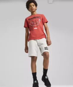 تیشرت گرافیکی قرمز مردانه برای پسران 68514415-MID90S برند Puma - 903885971