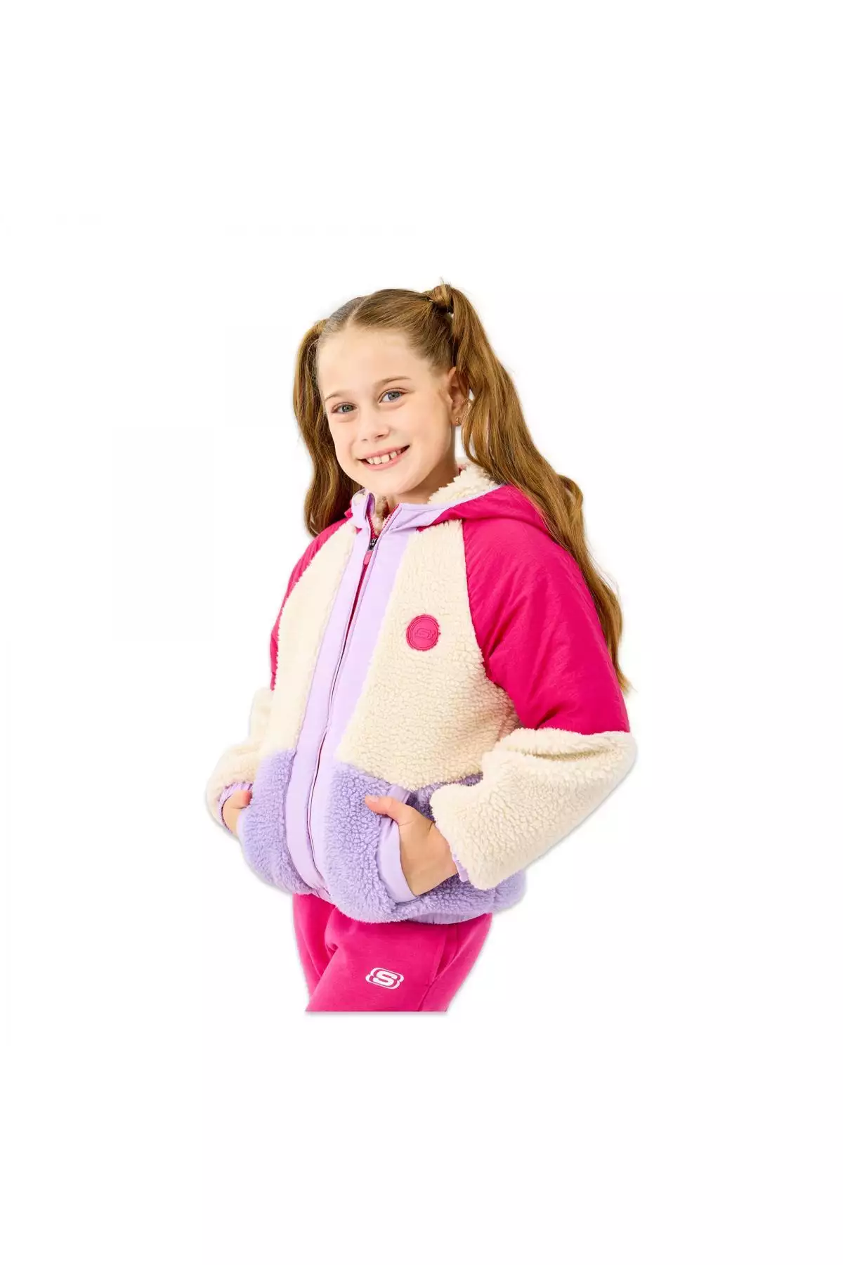 کاپشن دخترانه شِرپا رنگ فوشیا مدل SK2520031 G برند Skechers - 996324285