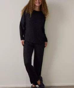 ست پیژامه آستین بلند یقه گرد سیاه آسمان تاریک برند Penti - 1020279222