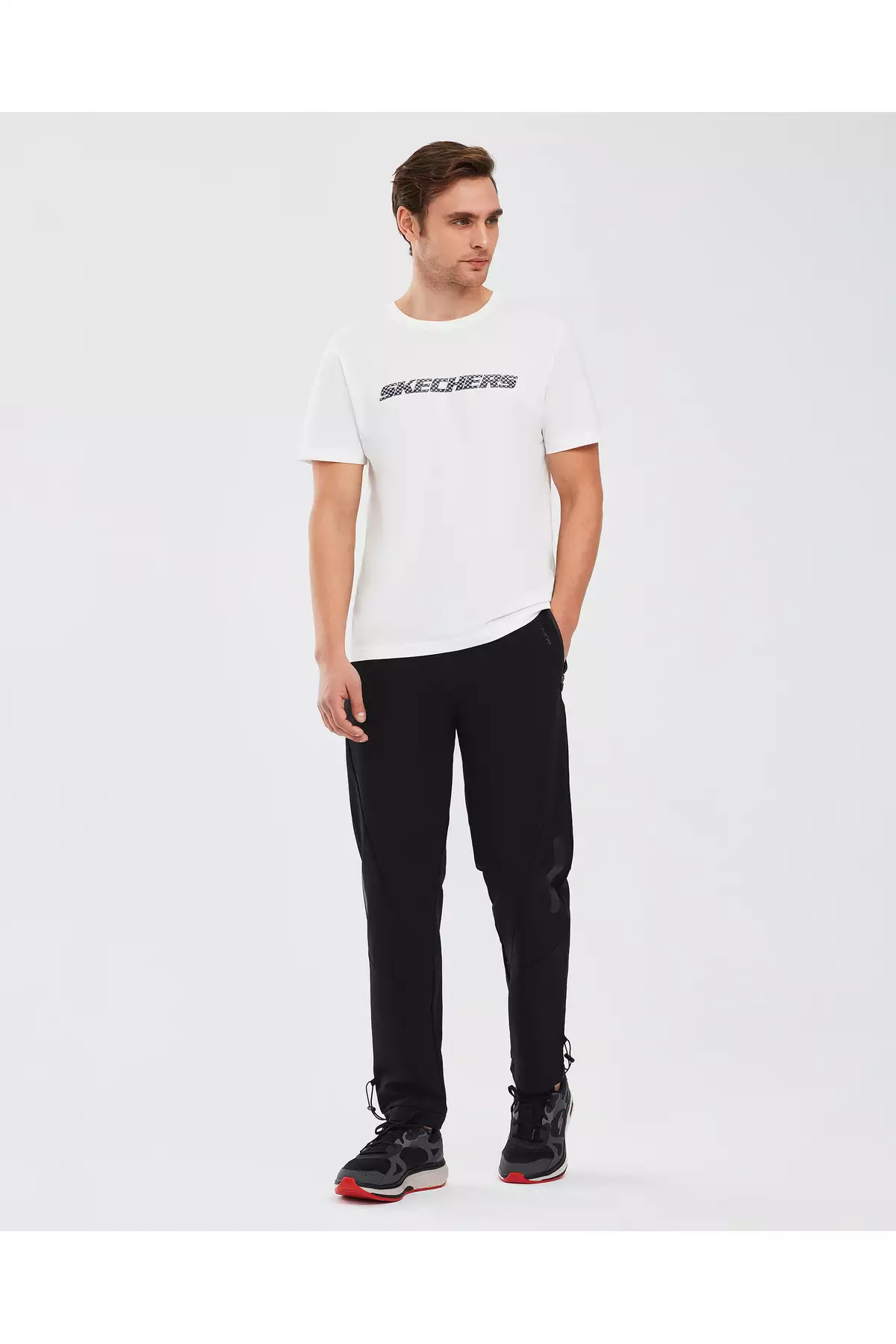 شلوار رسمی مردانه میکرو کالکشن مدل S241043-001 رنگ مشکی برند Skechers - 826705588
