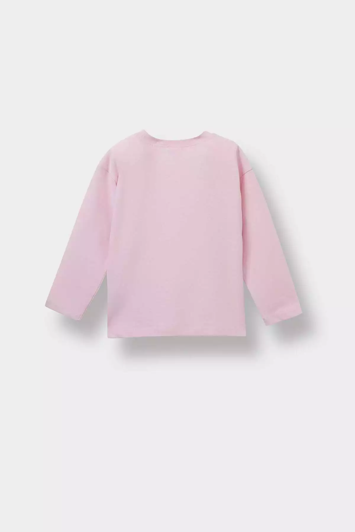 تیشرت آستین بلند یقه گرد برای دختر بچه E8355A525AU برند Defacto - 963439776