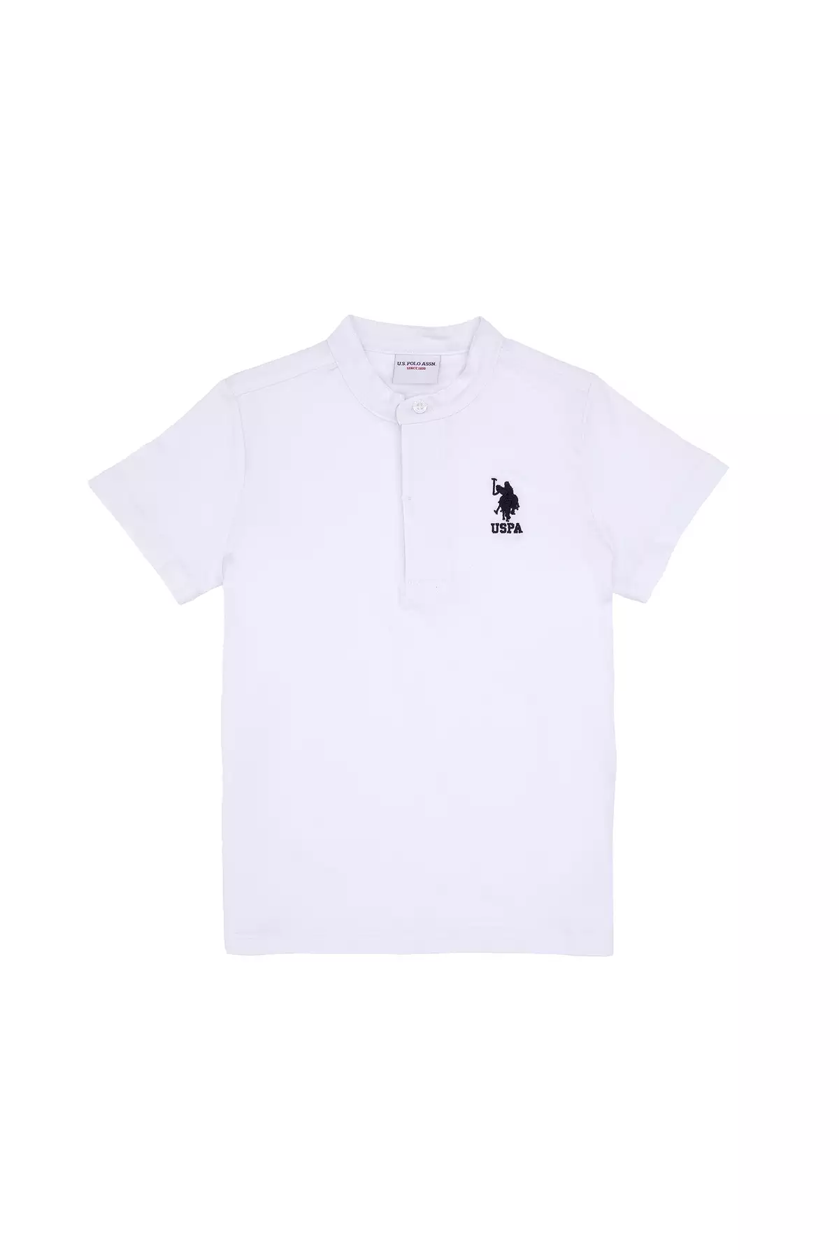 تیشرت یقه گرد سفید برای پسر بچه برند U.S. Polo Assn. - 979224463
