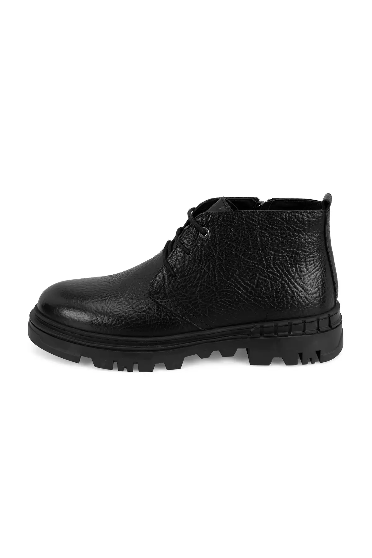 بوت چرم مردانه لیونرا سیاه برند Desa - 863659589