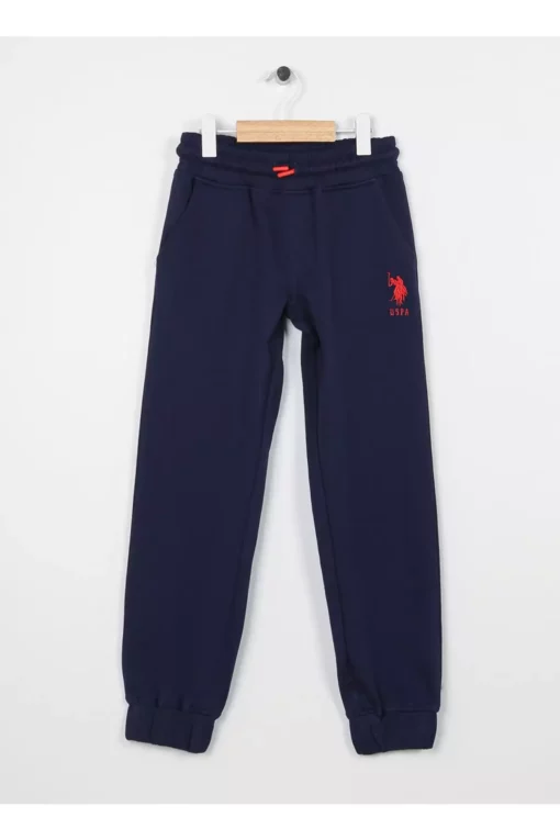 شلوار ورزشی پسرانه دار پاکا رنگ سرمه‌ای برند U.S. Polo Assn. - 650898292