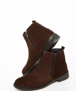 چکمه و بوت مردانه چرم سوئدی قهوهای ۲۰۹۶۹ برند SOHO - 989570895