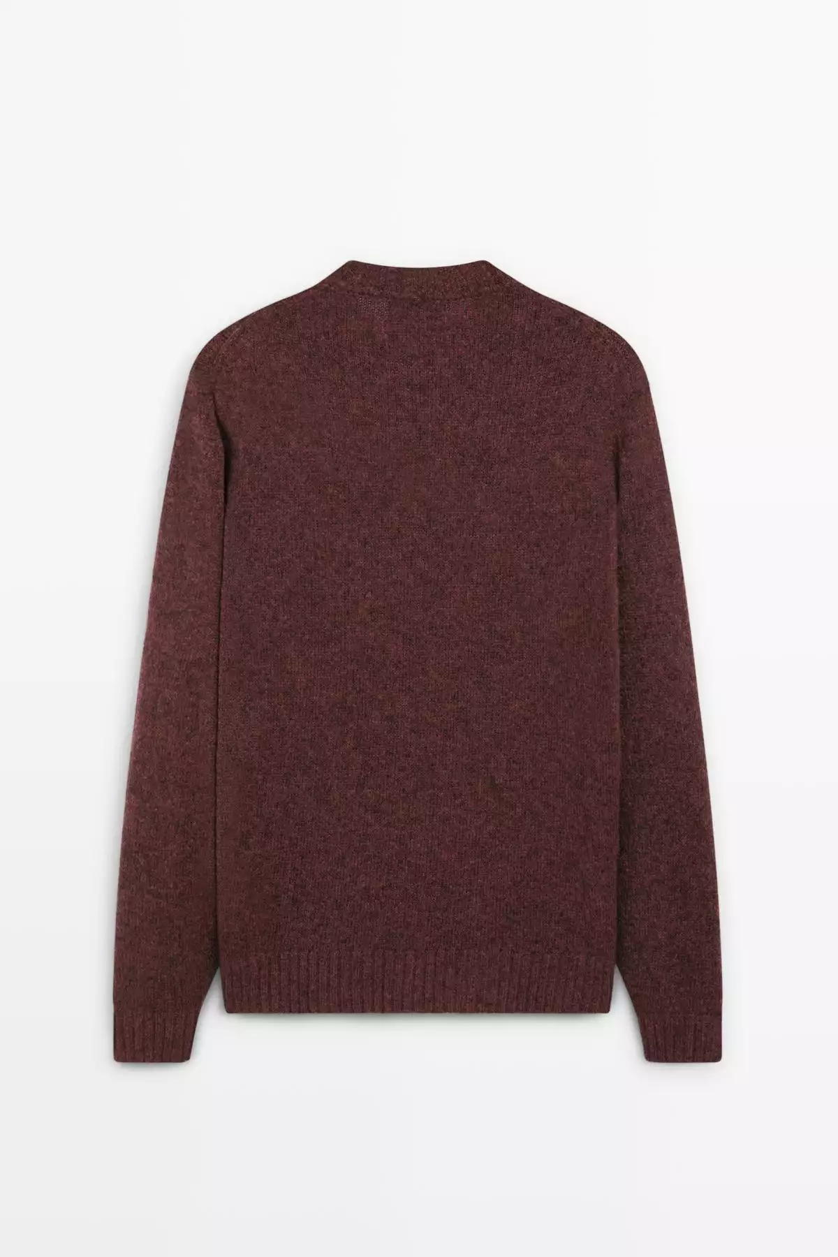 ژاکت استین کوتاه با یقه گلابی از مخلوط پشم برند Massimo Dutti - 995475650