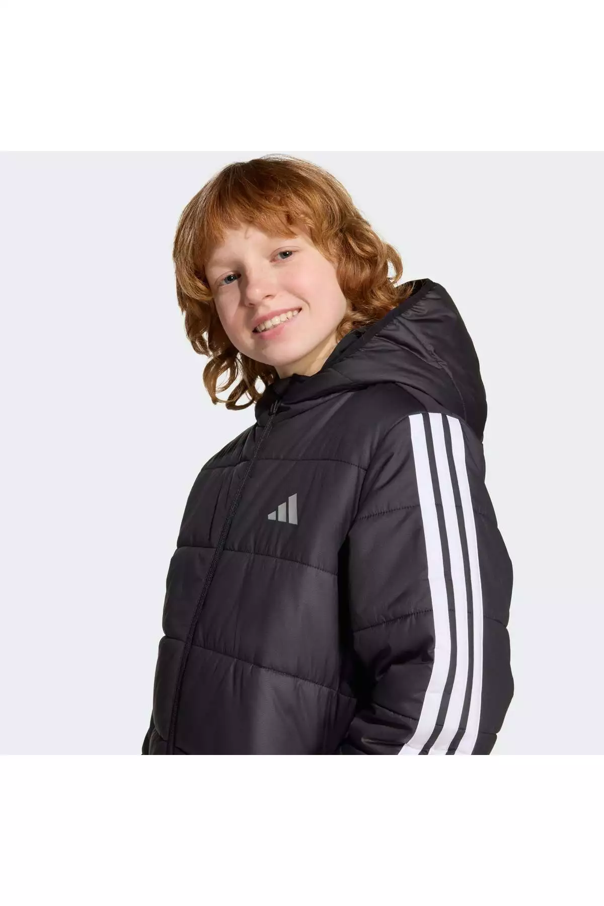 کاپشن کودکانه پُر شده با الیاف سه خط الزامی برند adidas - 994332216