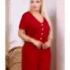 سرهمی زنانه با جزئیات دکمهای قرمز برند garajmood - 969022756