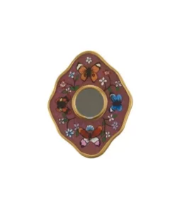 آینه دستی مینی با طرح پروانه 11x12 سانتیمتر برند Paşabahçe - 905861802