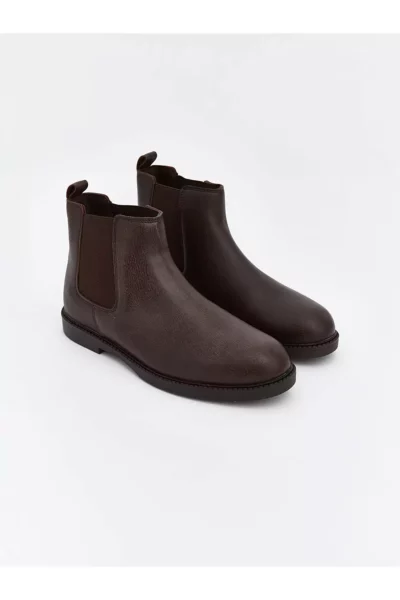 چکمه مردانه با ظاهر چرم از مجموعه جدید ویژن برند LC Waikiki - 1034272789