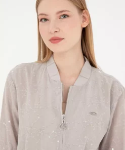 بلوز زنانه آستین بلند سنگی 50289819-VR049 برند U.S. Polo Assn. - 891741996