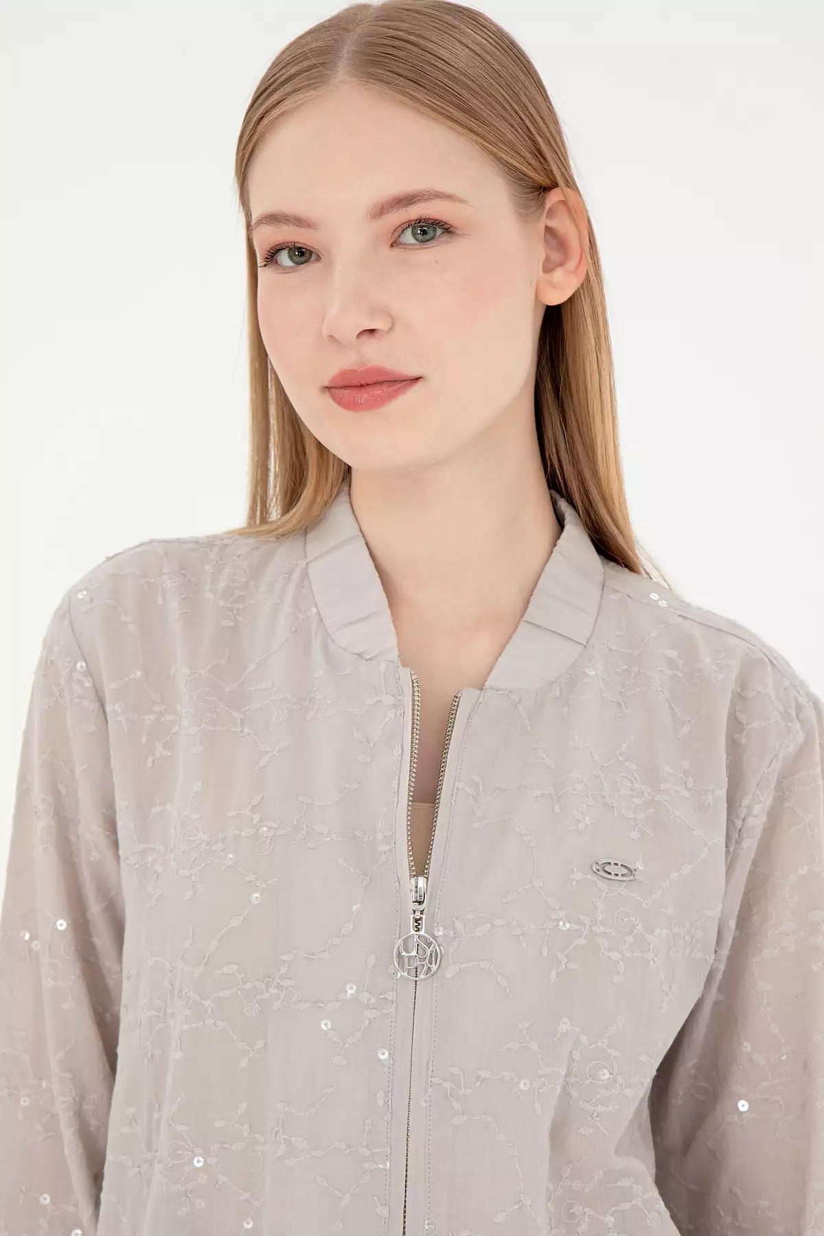 بلوز زنانه آستین بلند سنگی 50289819-VR049 برند U.S. Polo Assn. - 891741996