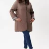 کاپشن بلند بزرگ سایز با طرح پلنگی برند Veger - 859024692