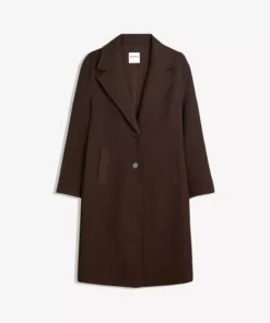 کاپشن نرم و بافت دار بلند برند Bershka - 973805328