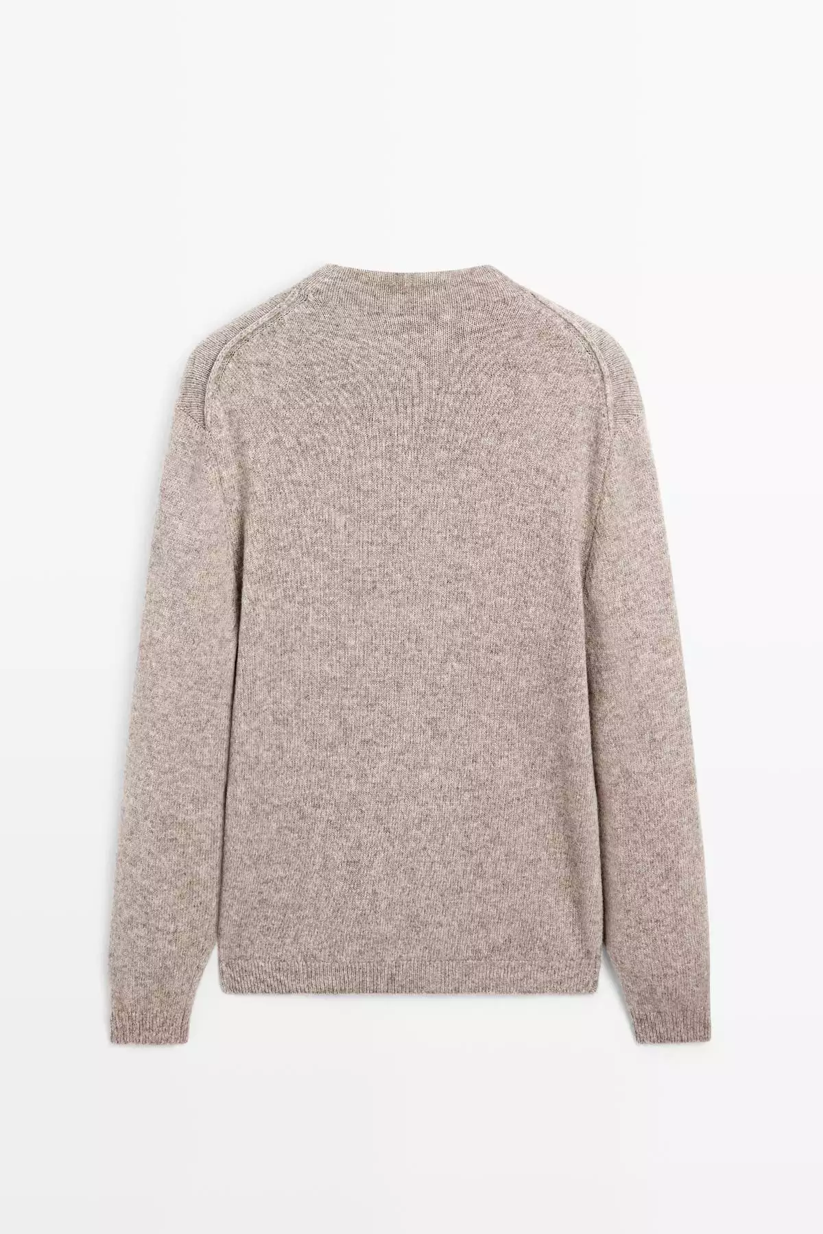 کلاهبرش بافتنی یقه گرد از ترکیب پشم یونو برند Massimo Dutti - 1024807423