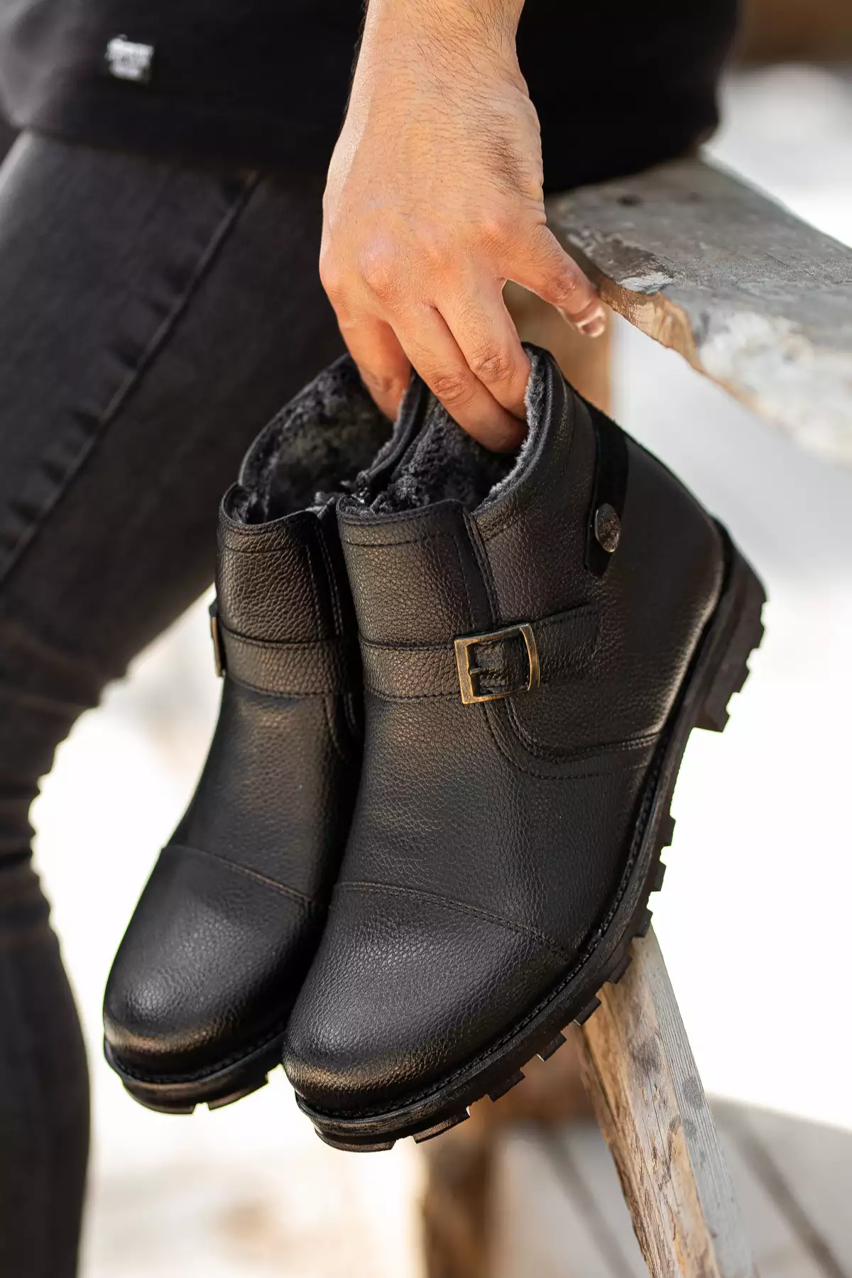 کفش مردانه ضد سرما ضمانتدار مدل D1324 برند Daxtors - 862739210