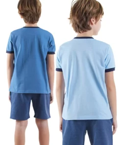 تیشرت دو عددی پسرانه راور برند Denokids - 903816980