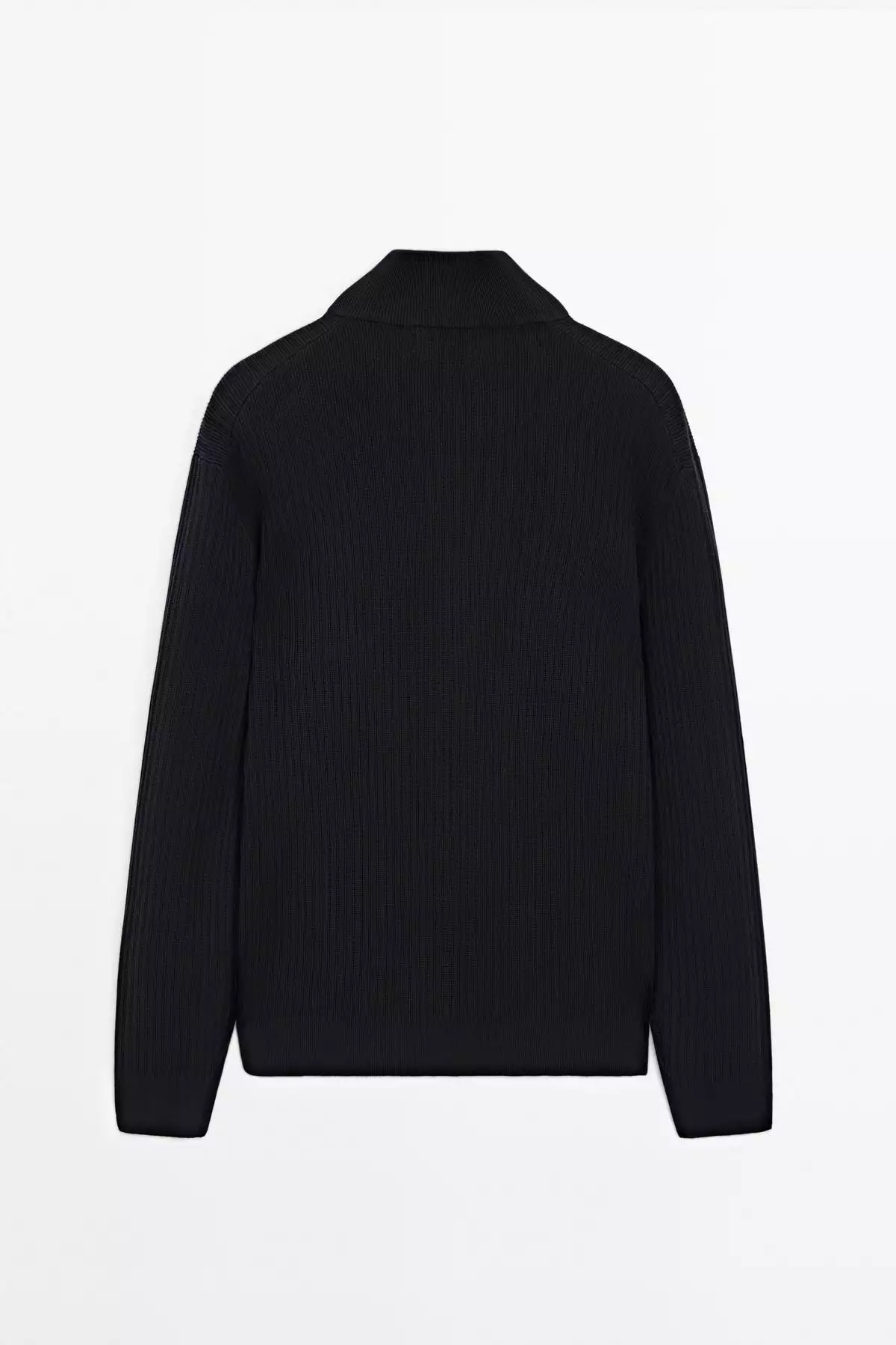 کلاه گردنی بافتنی دیپ یقه برند Massimo Dutti - 970707910