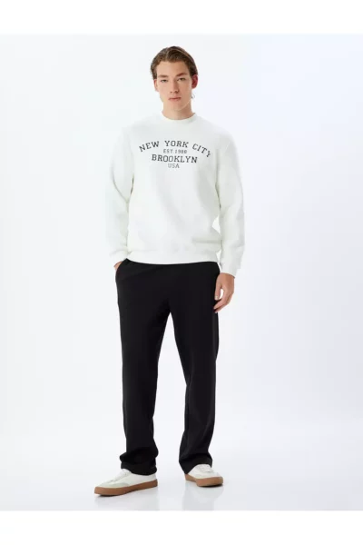 شلوار اسلش کشی با جزئیات جیب از پنبه برند Koton - 852274250