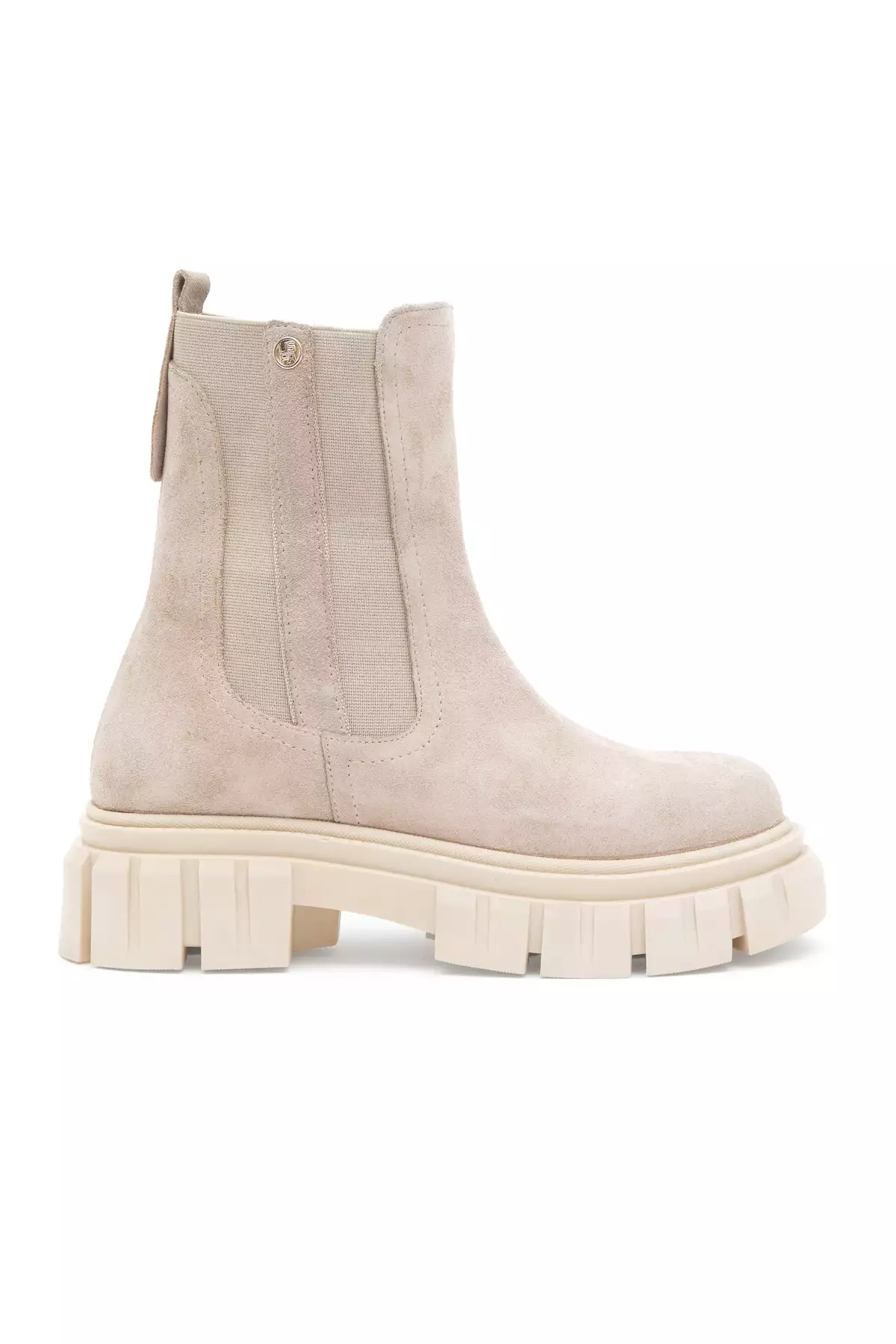 بوت زنانه به رنگ بژ از جنس سوئید مدل 50297258-VR011 برند U.S. Polo Assn. - 873704382