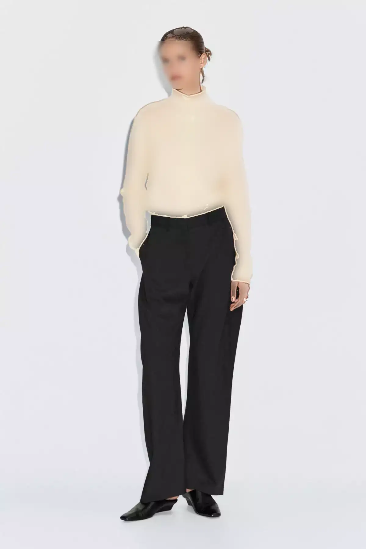 این محصول متعلق به "ژاکت با یقه راست از ۱۰۰٪ پشم" است. برند Massimo Dutti - 984744491