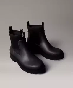 چکمه بارانی مردانه با زیره کامبیتال - مشکی برند Calvin Klein - 963218637
