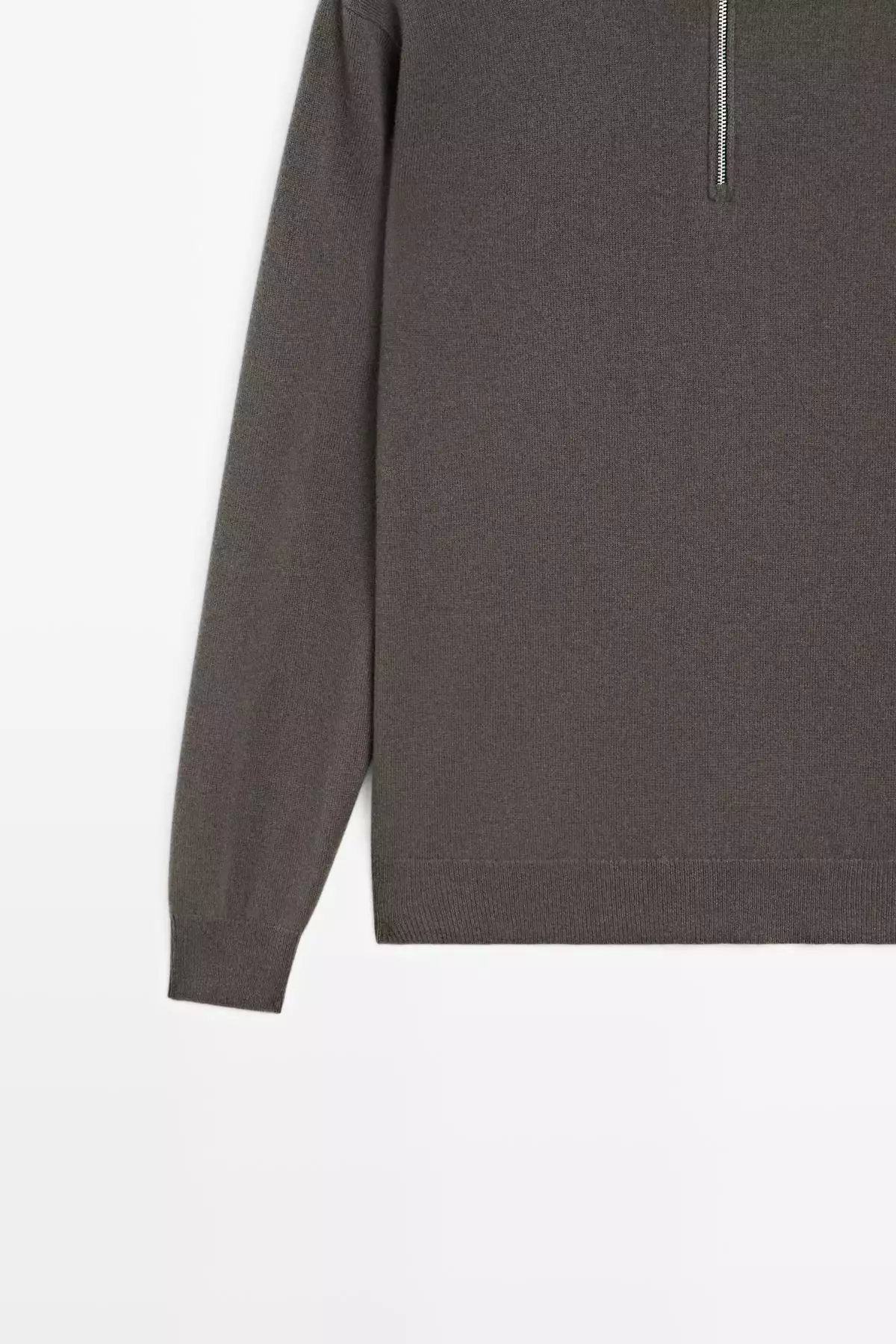 ژاکت با یقه ایستاده و زیپ دار برند Massimo Dutti - 991329607