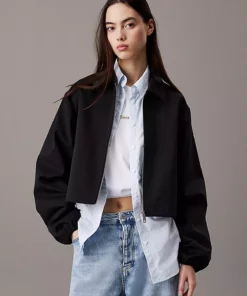 جاکت زنانه با زیپ و ضد باد برند Calvin Klein - 994462551